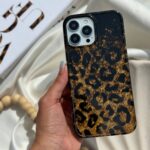 قاب گوشی موبایل پلنگي دو رنگ اكليلي / IMD Leo Glitter (کد my0297) - Image 3