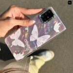 قاب گوشی موبایل پروانه اي يخي صورتي / Icy butterfly pinky (کد my0340) - Image 2