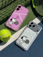 قاب گوشی موبایل⁨ ⁨ اسنوپی تنیس باز سفارشی شفاف / CS Snoopy Tennis (کد my0301) - Image 3