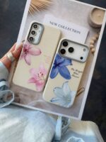 قاب گوشی موبایل لیلیوم آبی اندرویدی ماساکیس / masa lilium blue & pink (کد my0287)