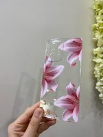 قاب گوشی موبایل شکوفایی لیلیوم صورتی شفاف سفارشی اختصاصی | prosperity lilium pink (کد ch254) - Image 2