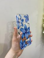 قاب گوشی موبایل شکوفایی لیلیوم آبی شفاف سفارشی اختصاصی | prosperity Lilium blue (کد ch253) - Image 2