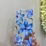 قاب گوشی موبایل شکوفایی لیلیوم آبی شفاف سفارشی اختصاصی | prosperity Lilium blue (کد ch253)