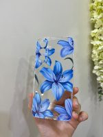 قاب گوشی موبایل شکوفایی لیلیوم آبی شفاف سفارشی اختصاصی | prosperity Lilium blue (کد ch253)