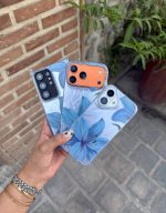 قاب گوشی موبایل لیلیوم آبی در دریای هستی سامسونگ و شیائومی/ Android lilium blue (کدmy0360) - Image 2