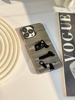 قاب گوشی موبایل سوکول بچه گربه فضول سفارشی/ Blacky socool 0611 (کد CH280) - Image 2