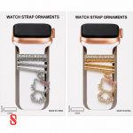 اکسسوری و یراق تزئینی اپل واچ طرح کیتی / apple watch kitty accessory (کد my0418) - Image 2