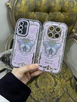 قاب گوشی موبایل باترفلای رمانتیک آینه ای / romantic butterfly (کد My0431) - Image 3