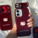 قاب گوشی موبایل کیتی كوچولو رنگ جذاب چري / Kitty baby cherry (کد my0384) - Image 3