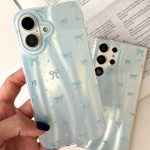قاب گوشی موبایل پاپیون آبی / Blue ribbone  (کد my0094) - Image 4