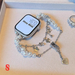 بند اپل واچ مروارید و پروانه پرنسس /  apple watch The Pearl and the Butterfly Princess (کد my0404) - Image 2
