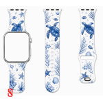 بند اپل واچ سیلیکونی طرحدار دریایی / apple watch silicon sea  (کد my0408) - Image 5