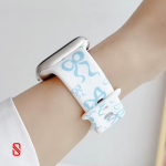 بند اپل واچ سیلیکونی پاپیون/ apple watch silicon ribbon  (کد my0414) - Image 4