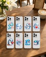 قاب گوشی موبایل دلفین کوچولو شفاف سفارشی اختصاصی |  delfin little one (کد ch287)
