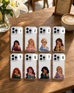 قاب گوشی موبایل پرنسس های دیزنی نسل زد شفاف سفارشی اختصاصی |   princess generation Z(کد ch285)