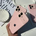 قاب گوشی موبایل لنز صورتی لوگو دار / Lens Pinky(کد my0438) - Image 2