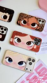 قاب گوشی موبایل چشمان زیبا سفارشی هولوگرامی0628 | Big Eyes  (کد CH294) - تصویر 3