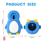 استند سیلیکونی کابل اپل واچ پنگوئن / stand apple watch penguin (کد my0468) - تصویر 3