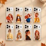 قاب گوشی موبایل کالکشن پاییزی شفاف سفارشی اختصاصی | Autumn collection (کد ch293)