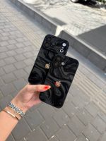 قاب گوشی موبایل آیفون مخملی شید موج بلک / shid black (کد my0445)