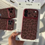 قاب گوشی موبایل آیفون تبدیل لنز پلنگی اکلیلی /Leo Lens Shining(کد my0480) - تصویر 2