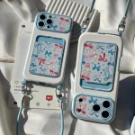 قاب گوشی موبایل کلاسیکارد جاکارتی دار پاپیون رنگی / Classicard Bowtie Blue And Red (کد my0487) - تصویر 2