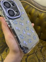 قاب گوشی موبایل شکوفه بنفش آینه ای / bloom purple butterfly (کد My0511) - تصویر 3