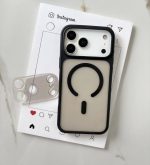 قاب گوشی موبایل آیفون  دو تیکه مات لنز متحرک (کد my0515) - تصویر 3