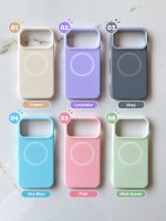 قاب گوشی موبایل آیفون سیلیکونی پاستلی/silicon pastel (کد my0492) - تصویر 2