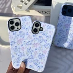 قاب گوشی موبایل پیکا گلهای آبی/ Pica Blue Floral(کد my0513)